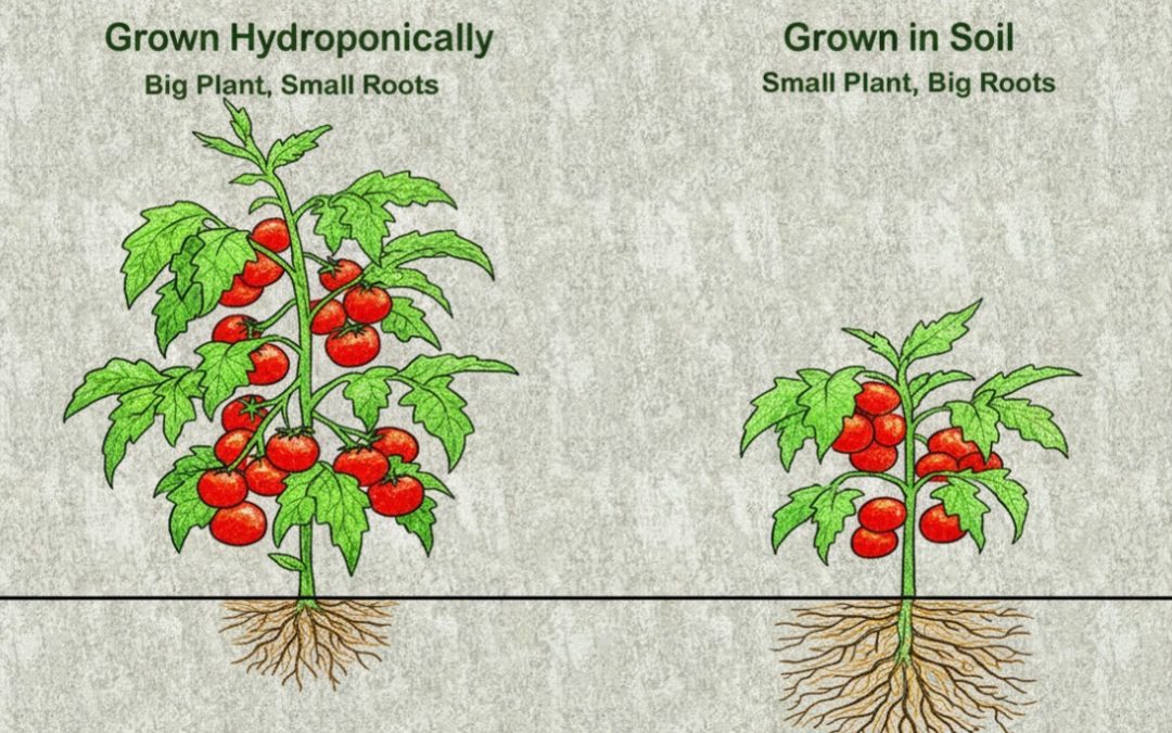 The Essential Differences Between Hydroponic and Soil Plant Growth