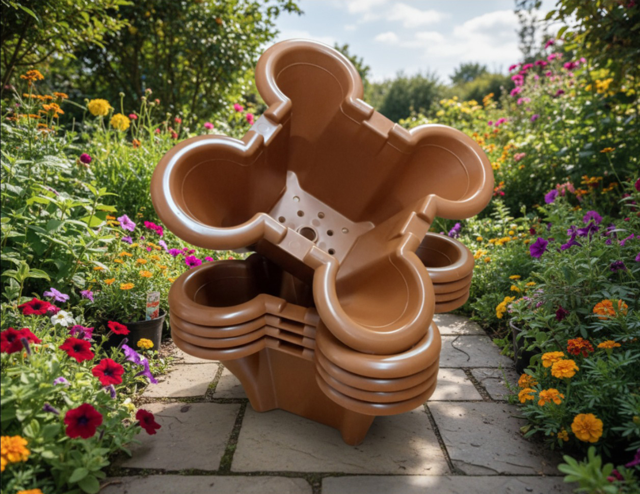 EzGro Quad Pot 5 Pack